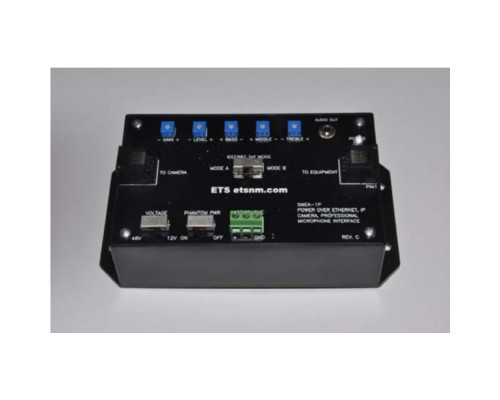 ETS SMEA-1P IP PoE Camera Interface Box for Professional Microphone