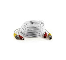 Cantek CT-W-VP150HD-W-V2 150ft Pre-Made HD-CVI, HD-TVI, AHD Cable Support, White