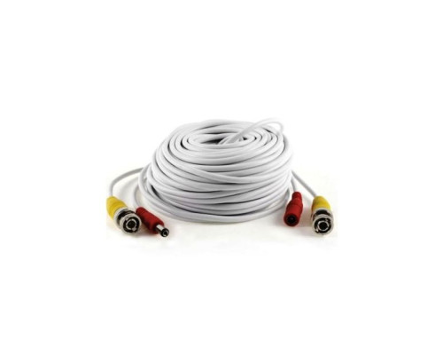 Cantek CT-W-VP150HD-W-V2 150ft Pre-Made HD-CVI, HD-TVI, AHD Cable Support, White