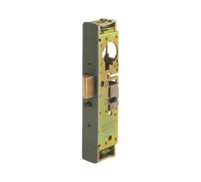 Adams Rite 4911W-25-102-313 Heavy Duty Deadlatch with Radius Faceplate with Weatherseal in Dark Bronze Anodized