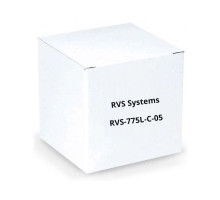 RVS Systems RVS-775L-C-05 120° 420 TVL Chrome Left Side Camera, 33' Cable, RCA Adapter, 2.1mm Lens