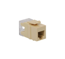 ICC IC1076F0IV HD RJ-11 Keystone Jack, Ivory