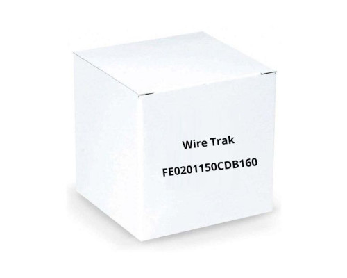 Wire Trak FE0201150CDB160 Two Piece Corner Duct Raceway 2 3/16