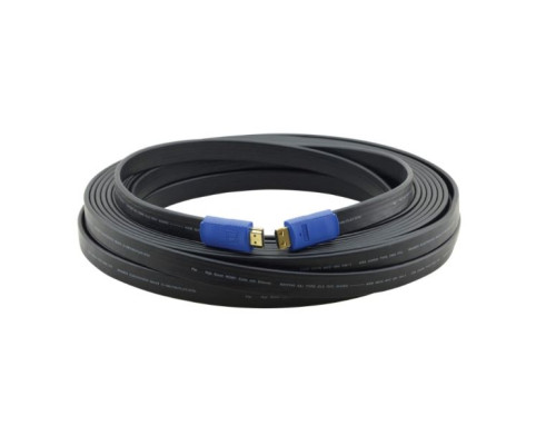 Kramer C-HM-HM-FLAT-ETH-3 Flat High Speed Male HDMI Cable with Ethernet, 3 Feet