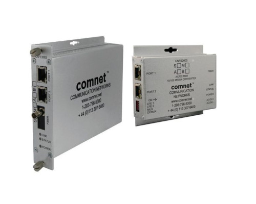 Comnet CNFE2005S2PoE/M 2-Channel 100Mbps Media Converter