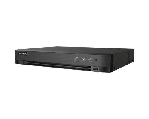 Hikvision iDS-7216HUHI-M2-P 16 Channel 5MP 1U H.265 AcuSense POC DVR, No HDD