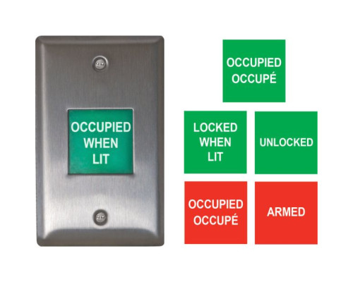 Camden Door Controls CM-AF500 Single Gang LED Illuminated Annunciator