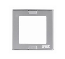 Urmet 1148-61 Wall Wire Cover Trim with Wall Frame, 1 Module, Sinthesi S2