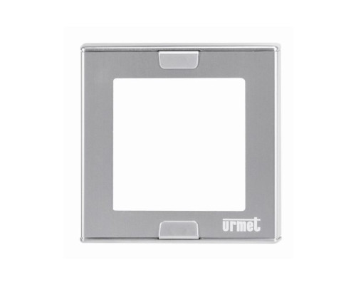 Urmet 1148-61 Wall Wire Cover Trim with Wall Frame, 1 Module, Sinthesi S2