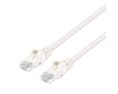 Intellinet 751537 Cat6 U/UTP Slim Network Patch Cable, 7 Feet, White