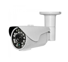 Cantek Plus CTP-TF19STB-2.8-W 1080p HD-TVI IR WDR Dual BNC Output Bullet Camera, 2.8mm Lens, White