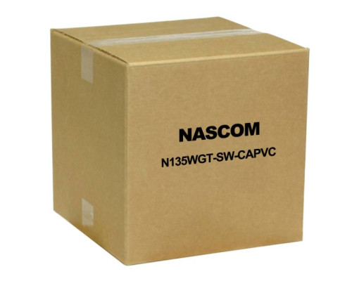 Nascom N135WGT-SW-CAPVC Stick on Capsule Vent Switch with Center Lead, Zip Cord, Tan