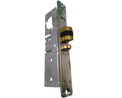 Adams Rite 4530-15-201-628 Standard Duty Deadlatch with Flat Faceplate in Clear Anodized