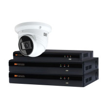 Digital Watchdog DW-VP9T9KIT24 4 Channel Plug-And-Play PoE NVR, 2TB with 4 X 5MP Fixed Vandal Turret Cameras