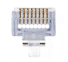 Platinum Tools 100009C EZ-RJ45 Cat6+ Connectors, 10pc Clamshell