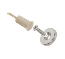 Nascom N1175UM600T-ST Recessed 3/8' Ultra Mini Press Fit Switch with D0.600' Donut / Magnet Wire Leads, Tan