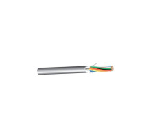 West Penn 253188BGY0500 18 AWG Shielded Plenum Cable 500 ft Gray