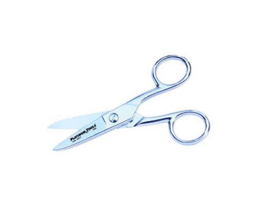 Platinum Tools 10517C Scissor-Run Electrician's Scissors - 5'