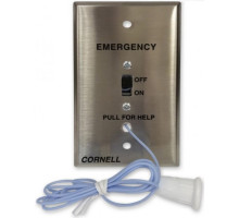 Alpha E-114-1 Emergency Station-2 Pole-No Lite