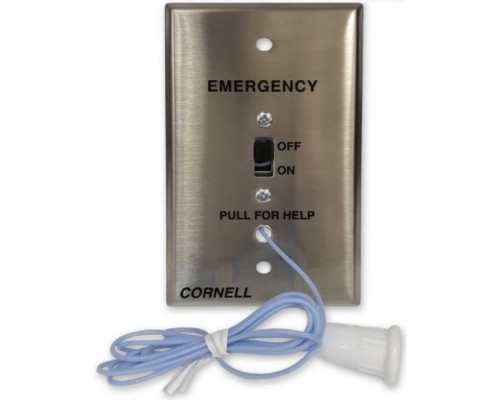 Alpha E-114-1 Emergency Station-2 Pole-No Lite