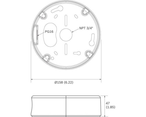 Bosch VDA-70112-SMB Surface Mount Box