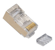 Platinum Tools 106207C CAT6 Shielded, 2-Piece RJ45 Connector, 50-Pack