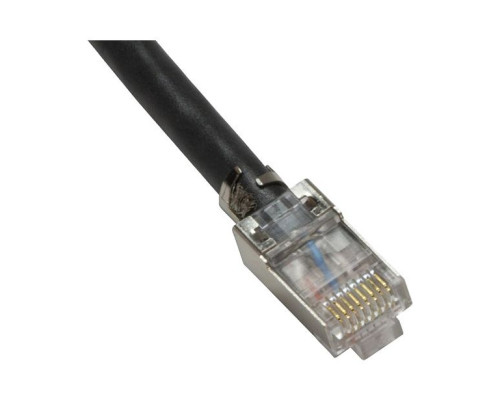 Platinum Tools 106243C RJ45 Cat6A/7, STP, Solid/Stranded, 28-26 AWG Connector, 10/Clamshell