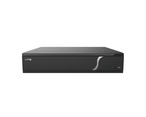 Speco H40HR2TB 40 Channel Hybrid Recorder - 24 TVI + 8 Hybrid (TVI or IP) + 8 IP, Dual Nic-2TB