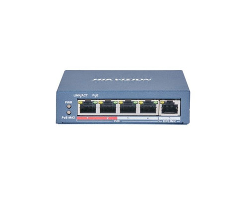 Hikvision DS-3E1105P-EI Smart Managed 4-Port 100 Mbps PoE Switch