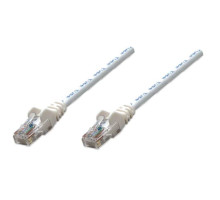 Intellinet 320696 IEC-C5-WT-10 Network Cable, Cat5e, UTP, 100% Copper, RJ45 Male / RJ45 Male, 3.0 m (10 ft.), White