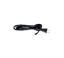 Alpha 55-784 Two-Pronged AC Power Cord, Black