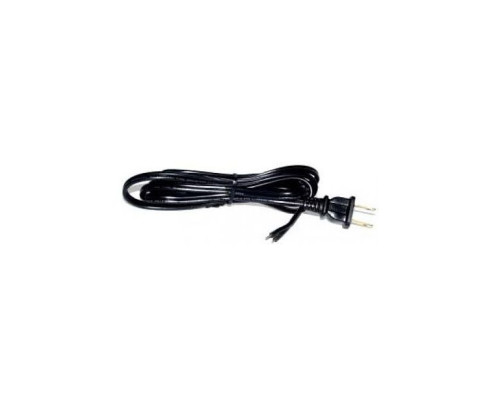 Alpha 55-784 Two-Pronged AC Power Cord, Black