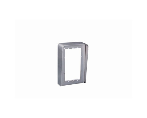 Urmet 1148-312 Housing with Wall Frame and Rain Hood, 2 Modules, Sinthesi S2, Surface Wall Mount