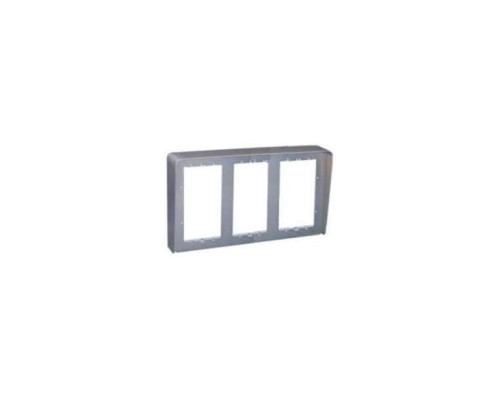 Urmet 1148-339 Housing with Wall Frame and Rain Hood, 3 Rows, 9 Modules, Sinthesi S2, Surface Wall-Mounting