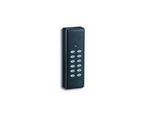 Interlogix 120-8236B G-Prox II Mullion Proximity Reader with Wiegand Keypad and 10' Cable, Verex Logo, Black