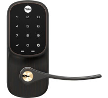 Yale YRL226-CBA-0BP Assure Smart Touchscreen Lock and Lever with Wi-Fi and Bluetooth, Oil Rubbed Bronze