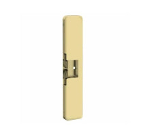 HES 9400-605-LBSM Electric Strike Slim-Line with LatchBolt Strike Monitor in Bright Brass Finish