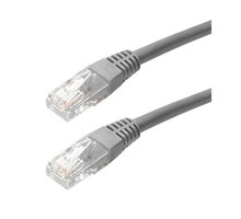 MDY Group 907099 Network CAT 5e Patch Cable RJ-45 for LAN/Ethernet/Modem, Gray, 6 Feet