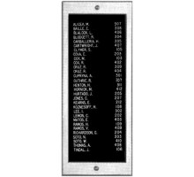 Alpha VIP036D 36 Name Directory Unit-Stainless Steel