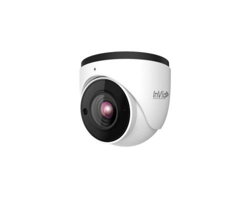 InVid PAR-P5TXIRA3312N 5 Megapixel Network IP Plug & Play Outdoor IR Dome Camera, Facial Recognition, 3.3-12mm Lens