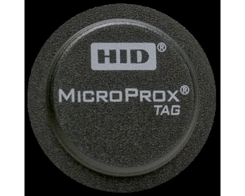 Interlogix 1391LSSNN MicroProx Tag, Standard Logo Front/Adhesive Back, 26 Bit Format, Specify Facility Code & Card Number