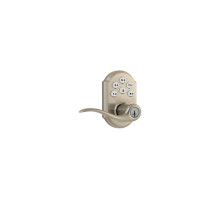 Linear 99120-005 Z-Wave Kwikset Door Lock - Satin Nickel Lever