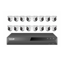 INVID2KIT 16 Security Cameras Kit 2MP Dome Cameras 3TB