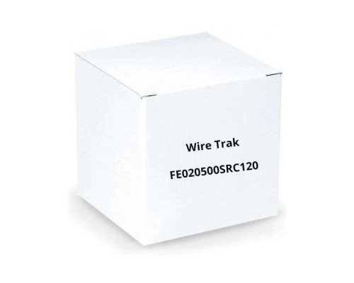 Wire Trak FE020500SRC120 One Piece Latching 1' x 1/2' Surface Raceway, 20 pcs @ 6' length (120'), Clear