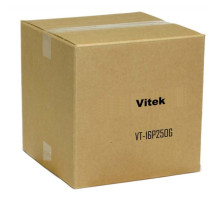 Vitek VT-16P250G 16 Port Unmanaged PoE Switch w/1 Gigabit STP Fiber Combo