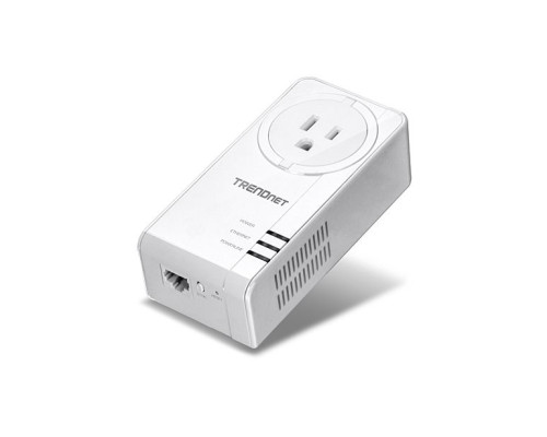 TRENDnet TPL-423E Powerline 1300 AV2 Adapter with Built-in Outlet