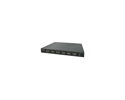 Comnet CNGE24FX12TX12MSPOE 24 Port Gigabit Managed Ethernet PoE Switch