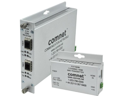 Comnet FVT2MI Dual HDMI Multi-Mode Fiber Optic Transmitter