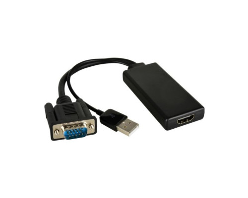 Kramer ADC-GM-HF 15-pin HD Male to HDMI Female with USB Audio/Power Adapter Cable