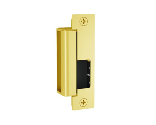 HES 1500-605 Heavy Duty Electric Strike Bodies in Bright Brass